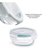 Milton All Fresh Premier Borosilicate Glass Lunch Box Set 3 X 400 Ml Containers 750 Ml Steel Bottle 2 X 30 Ml Chutney Containers 200 Ml Salad Container & Dining Mat Transparent