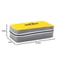 Milton New Mini Lunch Box With Insulated Bag 2 Stainless Steel Containers (280 Ml Each) Spoon & Fork Leak Proof Yellow