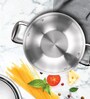 Milton Pro Cook Triply Stainless Steel Kadhai With Glass Lid 28 Cm 4.6 L Induction & Gas Compatible