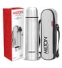 Milton Flip Lid 750 Thermosteel Vacuum Insulated Water Bottle 750 Ml 24 Hours Hot & Cold Leak Proof Silver