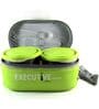 Milton Executive Lunch Box With Insulated Bag 2 Stainless Steel Containers (280 Ml Each) & 1 Microwave Safe Oval Container (450 Ml) Green