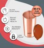 Milton Copper Drinking Tumbler With Lid 480 Ml Pure Copper Leak Proof