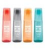 Milton Kip Sip Plastic Water Bottle Set With Drinking Glass Lid 1000 Ml Each Bpa Free Leak Proof Assorted Pack Of 4