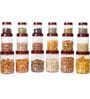 Milton Hexa Airtight Plastic Storage Container Set 18 Pieces (6 X 270 Ml 6 X 665 Ml 6 X 1.24 L) Transparent