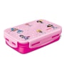 Milton Steely Deluxe Mini Kids Lunch Box 400 Ml Inner Stainless Steel Insulated Container Airtight Leak Proof Dark Pink