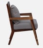 Milton Sheesham Wood Arm Chair In Grey & Rustic Teak Finish