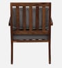 Milton Sheesham Wood Arm Chair In Grey & Rustic Teak Finish