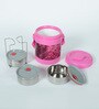 Stainless Steel & Plastic 300 ML Tiffin box