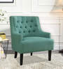 Mimi Fabric Lounge Chair In Teal Green Color