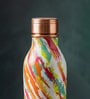 Mina Printed Pure Copper Water Bottle
