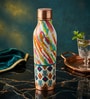 Mina Printed Pure Copper Water Bottle