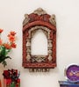 Oddies Solid Wood Jharokha in Brown