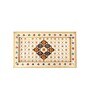 Minakari Handcrafted White & Red Wood Serving Tray