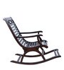 Mince Solid Wood Rocking Chair in Brown Finish