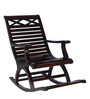 Mince Solid Wood Rocking Chair in Brown Finish