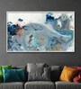 Mindlessness Multicolour Multicolor Canvas Framed Art Print