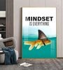Mindset Is Everything Glass Finish Vertical Wall Art