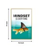 Mindset Is Everything Glass Finish Vertical Wall Art