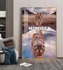 Mindset Mastery Glass Finish Vertical Wall Art