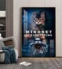 Mindset Matter Glass Finish Vertical Wall Art