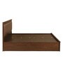 Mindy Queen Size Bed with Storage in Walnut Colour