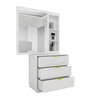 Minerva Dressing Cabinet in White Finish