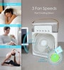 Mini Cooler 7 LED Colors, 3 Wind Speeds, 3 Spray Modes, Timer (1/2/3H) (White)