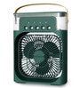 Portable Air Conditioners 7 LED Colors, 3 Wind Speeds, 3 Spray Modes, Timer (1/2/3H) (Green)