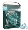 Portable Air Conditioners 7 LED Colors, 3 Wind Speeds, 3 Spray Modes, Timer (1/2/3H) (Green)