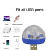 Mini Disco LED USB  Decorative Festive Light (Multi Color)