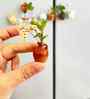 Assorted Mini Flower Vase Fridge Magnet (Pack of 4)