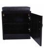 Mini Shoe Rack with Seating in Wenge Finish