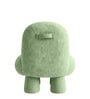 Mini Velvet Kids Accent Chair In Green Colour