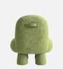 Mini Velvet Kids Accent Chair In Olive Green Colour