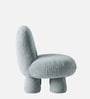Mini Velvet Kids Accent Chair In Sky Blue Colour