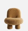 Mini Velvet Kids Accent Chair In Brown Colour Mini Velvet Kids Accent Chair In Brown Colour