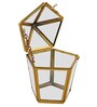 Miniature Brass & Glass Jewellery Organizer Decorative Box