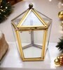 Miniature Brass & Glass Jewellery Organizer Decorative Box