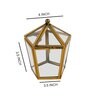 Miniature Brass & Glass Jewellery Organizer Decorative Box
