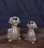 Miniature Dog Family Figurines