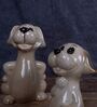 Miniature Dog Family Figurines