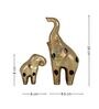 Miniature Elephant Family Figurines