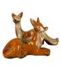 Miniature Fox Couple Figurines
