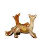 Miniature Fox Couple Figurines