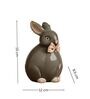 Miniature Grey Rabbit Figurines