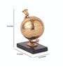 Miniature Metal Earth Gold with Black Marble Base