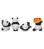 Miniature Panda Showpieces (Set Of 4)