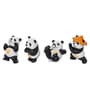 Miniature Panda Showpieces (Set Of 4)