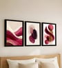 Modern Geometric & Botanical Wall Art Framed Set of 3