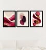 Modern Geometric & Botanical Wall Art Framed Set of 3